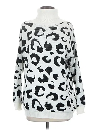Pre-owned Cotton Emporium Pullover Sweater In White