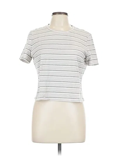 Pre-owned Cotton Emporium Short Sleeve T-shirt In Silver