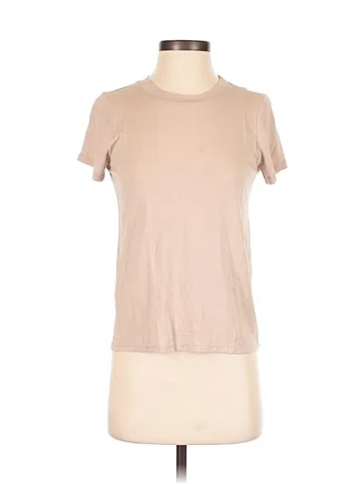 Pre-owned Cotton Emporium Short Sleeve T-shirt In Tan