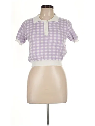 Pre-owned Cotton Emporium Sweater Vest In Purple