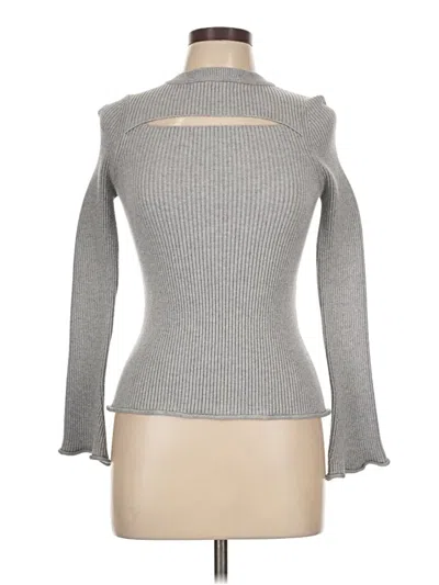 Pre-owned Cotton Emporium Turtleneck Sweater In Gray