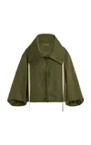 Co Tton Jacket In Olive