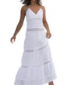 Cotton Natural Hampton Maxi Dress In White