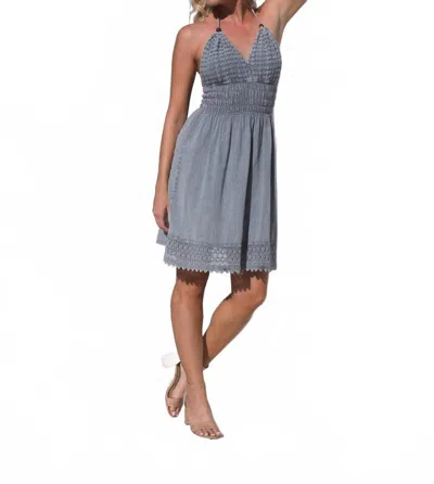 Cotton Natural Martinique Dress In Gray