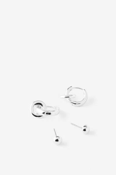 Cotton On 2pk Mid Earring In Metallic