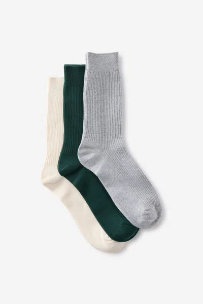 Cotton On 3 Pack Easy Socks In White