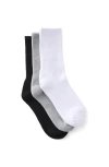 Cotton On 3 Pack Essential Crew Socks In Multi