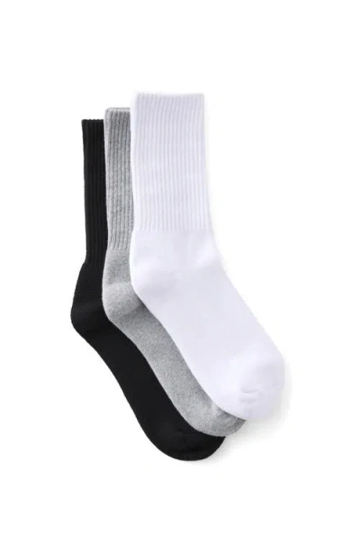 Cotton On 3 Pack Essential Crew Socks In Multi
