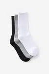 Cotton On 3 Pack Essential Crew Socks In White