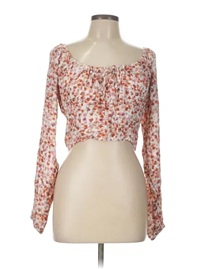 Pre-owned Cotton On 3/4 Sleeve Blouse In Orange