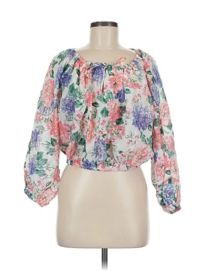 Pre-owned Cotton On 3/4 Sleeve Blouse In Pink