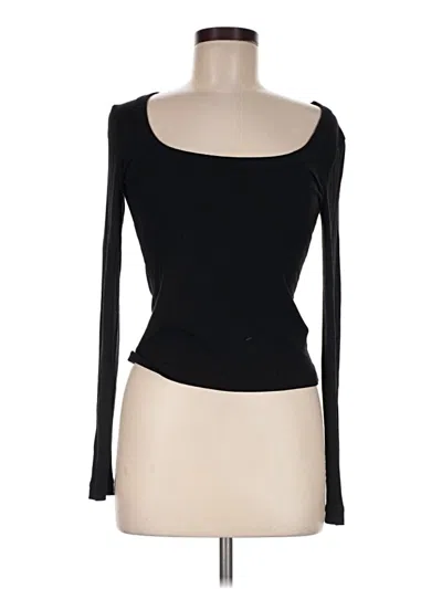 Pre-owned Cotton On 3/4 Sleeve T-shirt In Black