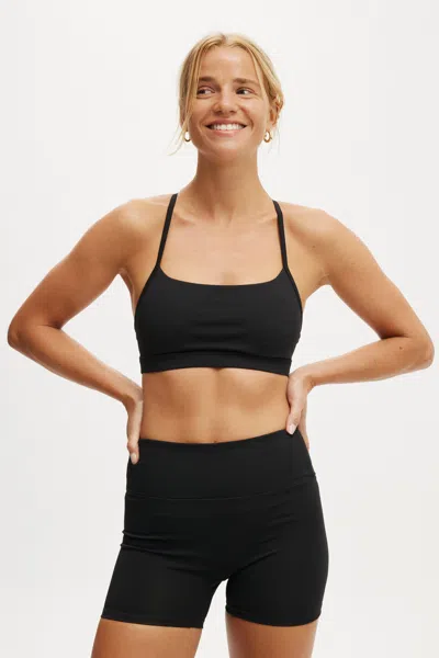 Cotton On 365 Keyhole Crop In Black