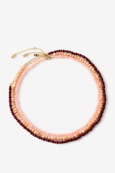 Cotton On 3pk Beaded Necklace In Multi