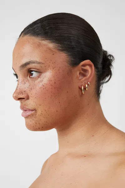 Cotton On 3pk Mid Earring In Gold