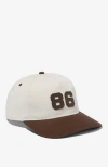 Cotton On 5 Panel Hat In Bonechocolate86