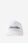 Cotton On 5 Panel Hat In White/above Below