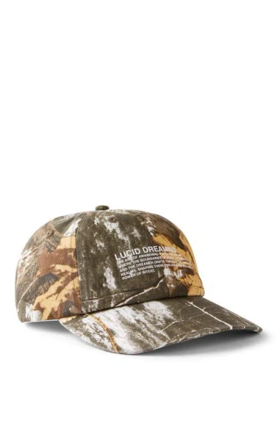 Cotton On 5 Panel Mid Cap In Real Camo Lucid Dreaming