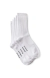 Cotton On 5pk Crew Sock In White