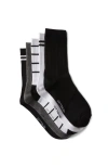 Cotton On 5pk Crew Sock In Black