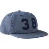 Cotton On 6 Panel Ball Cap In Blue And White Stripe 38