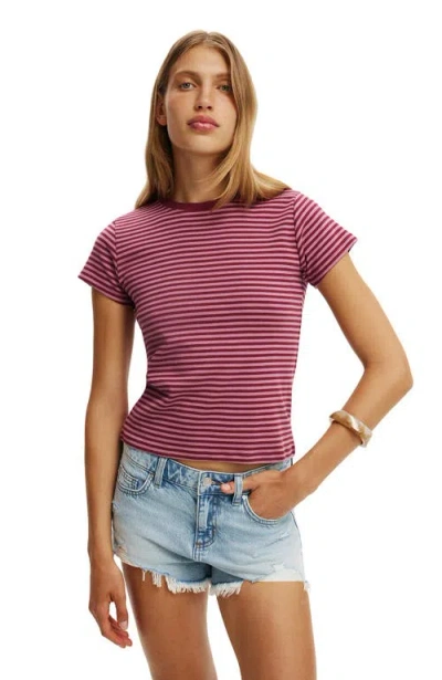 Cotton On 90 S Baby Tee In Pink