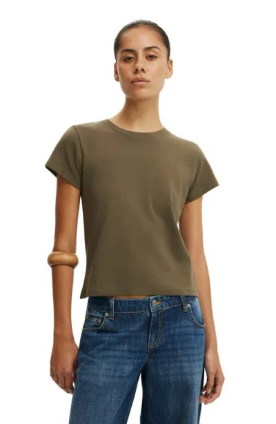 Cotton On 90 S Baby Tee In Green