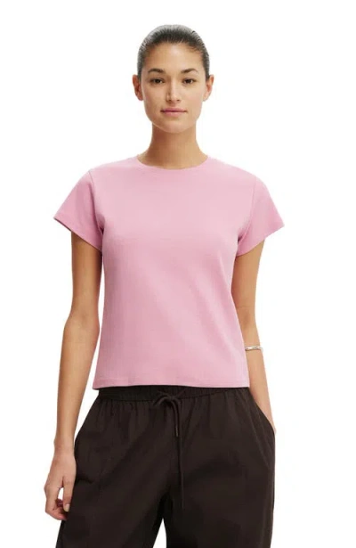 Cotton On 90 S Baby Tee In Pink