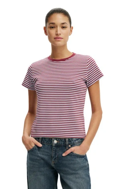 Cotton On 90 S Baby Tee In Red