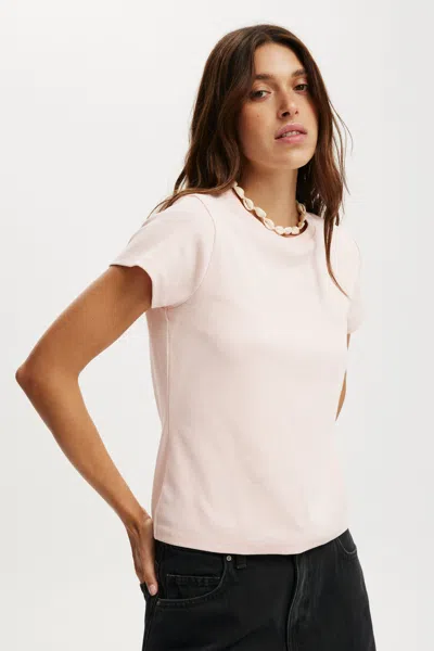Cotton On 90s Baby Tee In Neutral
