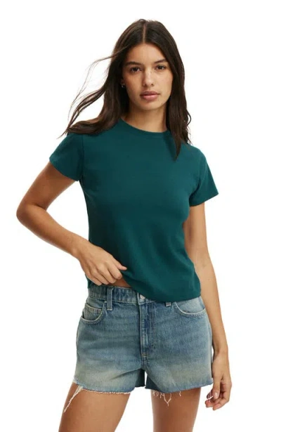 Cotton On 90s Baby Tee In Green