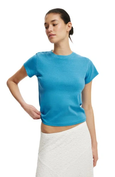 Cotton On 90s Baby Tee In Metallic