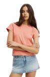 Cotton On 90s Baby Tee In Nectarine