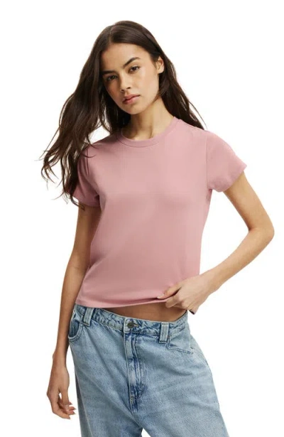 Cotton On 90s Baby Tee In Pink