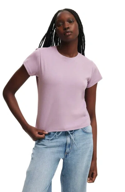 Cotton On 90s Baby Tee In Purple