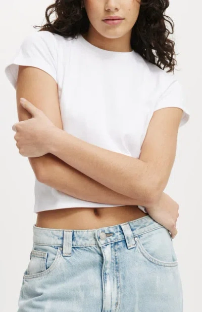 Cotton On 90s Baby Tee In White