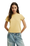 Cotton On 90s Baby Tee In Yellow