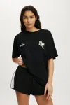 Cotton On Active Graphic Tee In Black