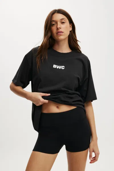 Cotton On Active Graphic Tee In Black