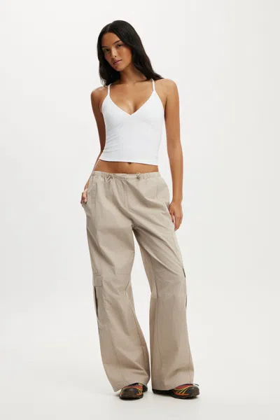 Cotton On Active Woven Utility Pant In White