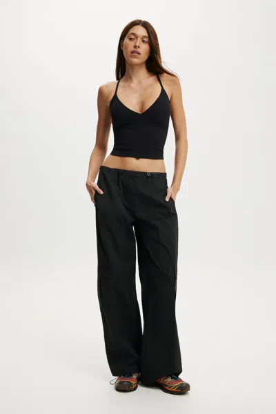 Cotton On Active Woven Utility Pant In Black