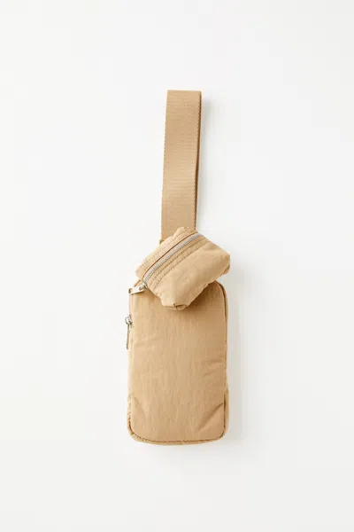 Cotton On Active Wristlet Pouch In Brown