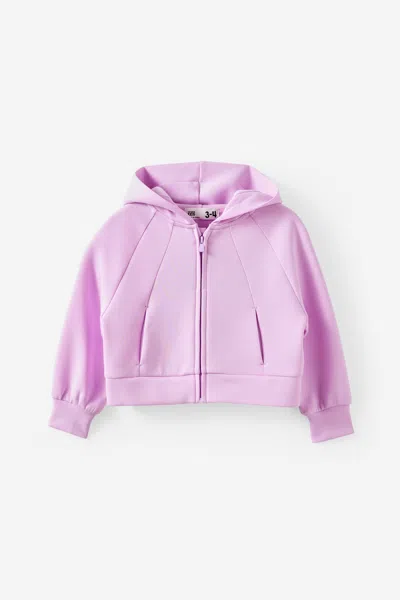 Cotton On Kids' Active Zip Through Jacket In Purple