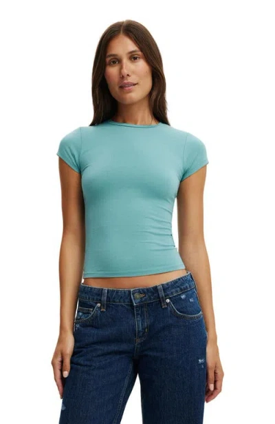 Cotton On All Day Crew Tee In Blue