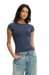 Cotton On All Day Crew Tee In Blue