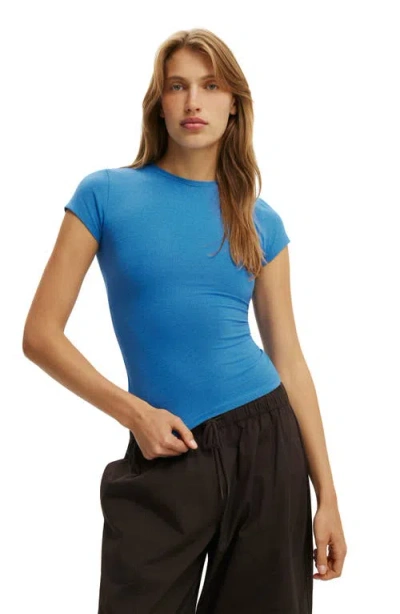 Cotton On All Day Crew Tee In Blue