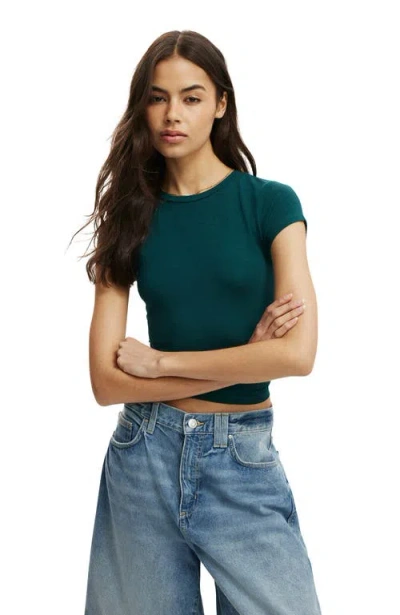 Cotton On All Day Crew Tee In Green