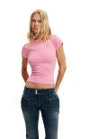 Cotton On All Day Crew Tee In Pink
