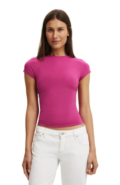 Cotton On All Day Crew Tee In Pink