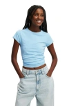 Cotton On All Day Crew Tee In Wavelength Blue